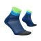 FEETURES CALCETINES ELITE LIGHT CUSHION QUARTER - COBALT/LAVA