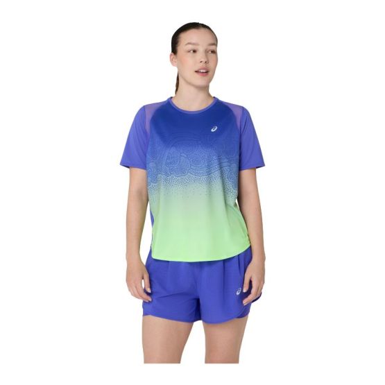 CAMISETA MANGA CORTA ASICS ROAD FADE SS TOP MUJER