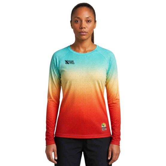 CAMISETA MANGA LARGA RUN&PRO SUNSET MUJER