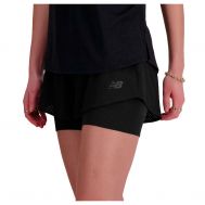 PANTALON CORTO NEW BALANCE RC 2IN1 3" MUJER
