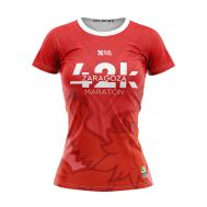 CAMISETA OFICIAL MANN-FILTER XVIII MARATÓN DE ZARAGOZA MUJER (42K)