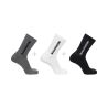 CALCETINES SALOMON EVERYDAY CREW 3-PACK CARBON/GHOST/ARONA