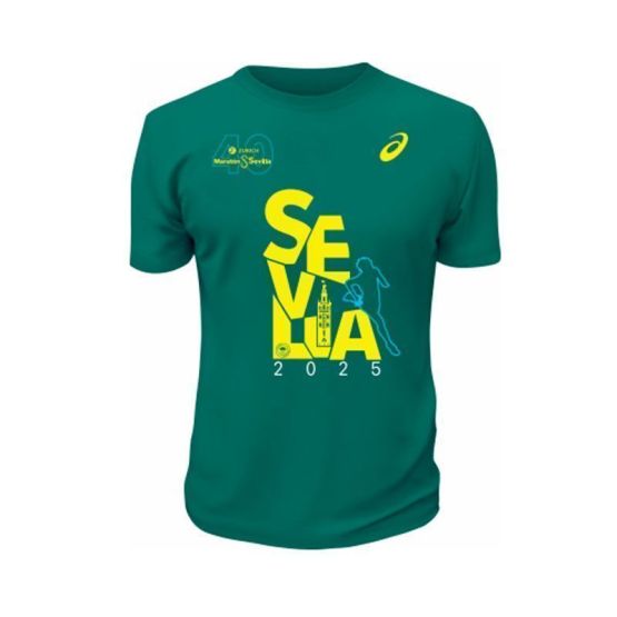 CAMISETA OFICIAL MERCHANDISING ZURICH MARATON SEVILLA 2025
